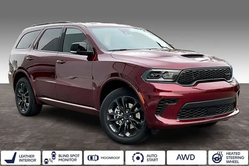 2026 Dodge Durango Gt Plus, červená, 0 km, dovoz Kanada — foto 2 z 12