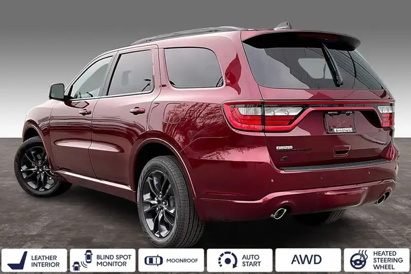 2026 Dodge Durango Gt Plus, červená, 0 km, dovoz Kanada — foto 3 z 12