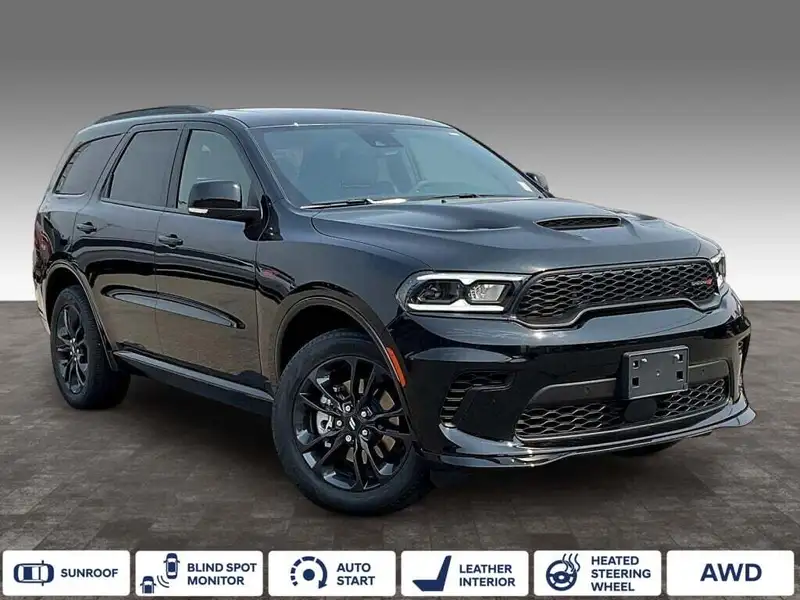 2026 Dodge Durango GT Plus, černá, 0 km, dovoz Kanada — foto 2 z 12