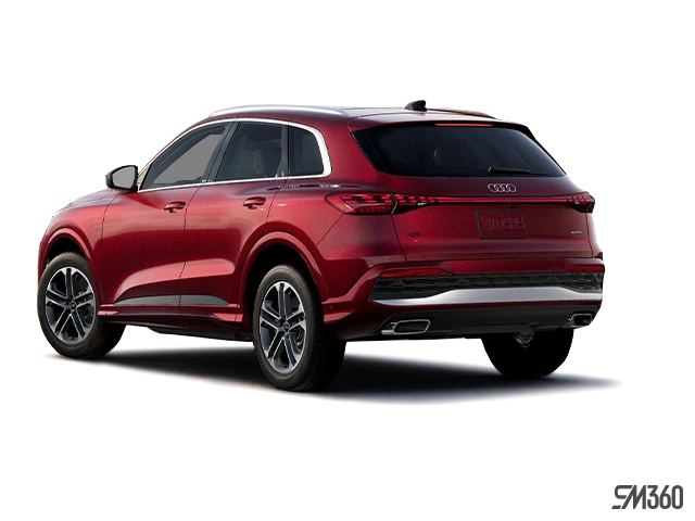 2025 Audi Q5 Progressiv, červená, 90 km, dovoz Kanada — foto 2 z 3