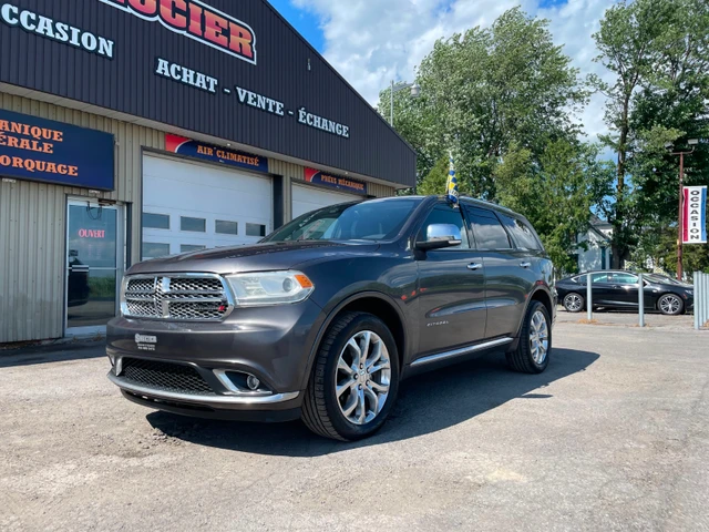 2016 Dodge Durango Citadel, šedá, 291 000 km, dovoz Kanada — foto 2 z 5