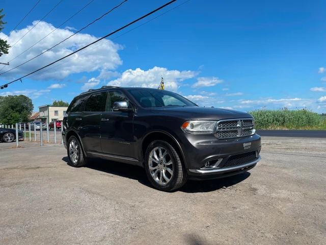 2016 Dodge Durango Citadel, šedá, 291 000 km, dovoz Kanada — foto 3 z 5
