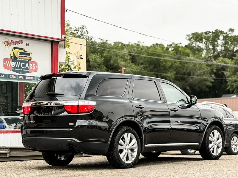 2012 Dodge Durango SXT, černá, 188 562 km, dovoz Kanada — foto 7 z 12