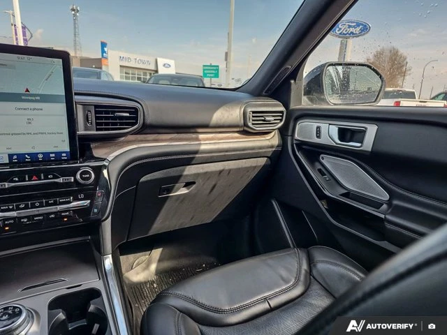 2021 Ford Explorer Platinum, šedá, 89 417 km, dovoz Kanada — foto 12 z 20