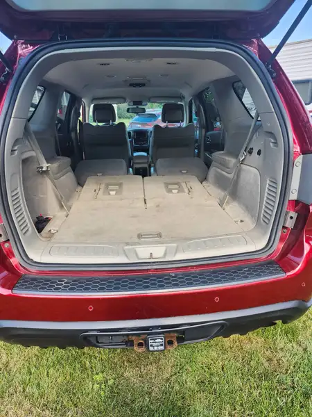 2013 Dodge Durango SXT, červená, 182 000 km, dovoz Kanada — foto 11 z 12