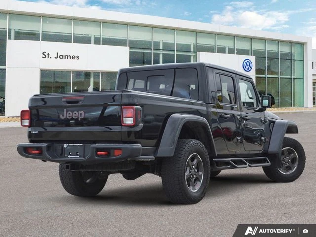 2022 Jeep Gladiator Rubicon | NAVIGATION | LEATHER |, černá, 83 271 km, dovoz Kanada — foto 5 z 20