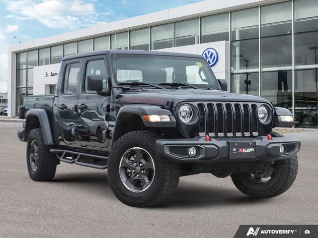 2022 Jeep Gladiator Rubicon | NAVIGATION | LEATHER |, černá, 83 271 km, dovoz Kanada — foto 7 z 20