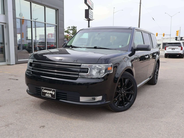 2018 Ford Flex SEL, černá, 91 952 km, dovoz Kanada — foto 4 z 20