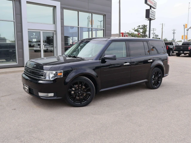 2018 Ford Flex SEL, černá, 91 952 km, dovoz Kanada — foto 5 z 20