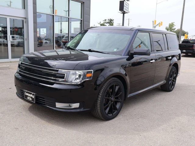 2018 Ford Flex SEL, černá, 91 952 km, dovoz Kanada — foto 9 z 20