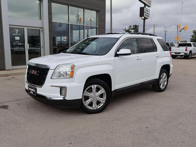 2017 GMC Terrain SLE, bílá, 153 002 km, dovoz Kanada — foto 2 z 20