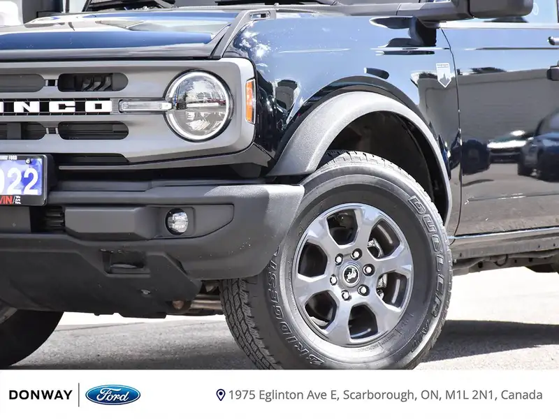 2022 Ford Bronco, černá, 40 983 km, dovoz Kanada — foto 2 z 12