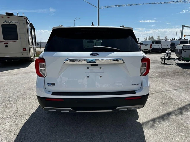 2022 Ford Explorer, bílá, 88 681 km, dovoz Kanada — foto 5 z 20