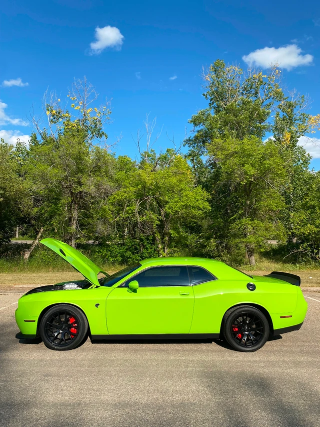 2015 Dodge Challenger SRT HELLCAT, zelená, 35 000 km, dovoz Kanada — foto 3 z 5
