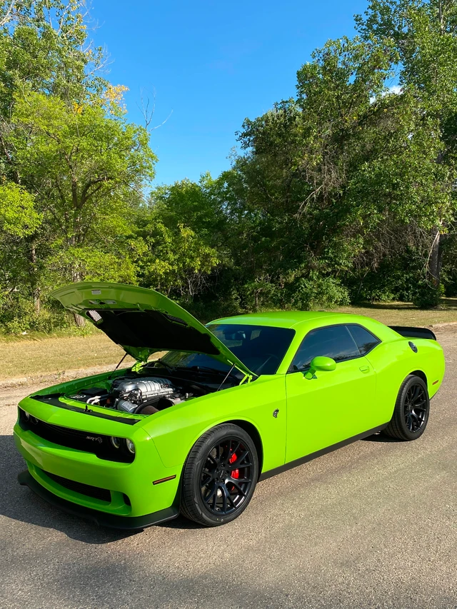 2015 Dodge Challenger SRT HELLCAT, zelená, 35 000 km, dovoz Kanada — foto 5 z 5