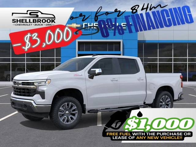 2026 Chevrolet Silverado 1500 LT, bílá, 9 km, dovoz Kanada — foto 2 z 5