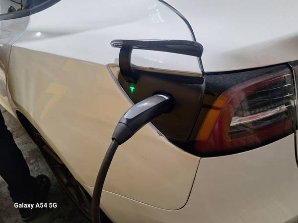 2021 Tesla, bílá, dovoz USA — foto 2 z 12