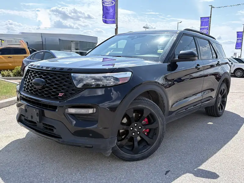 2022 Ford Explorer ST |, černá, 84 084 km, dovoz Kanada — foto 2 z 9