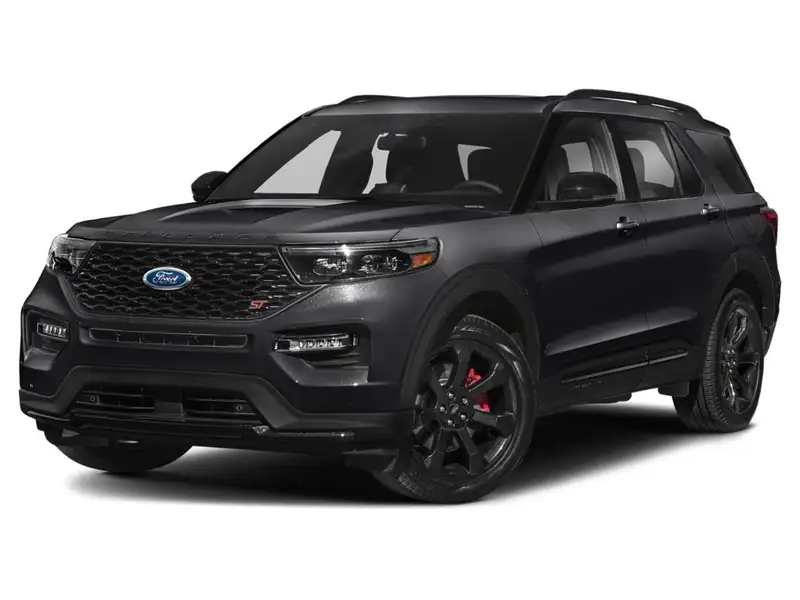 2023 Ford Explorer ST, černá, 42 850 km, dovoz Kanada — foto 2 z 12