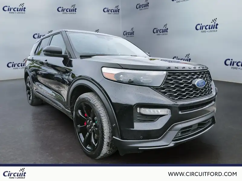 2021 Ford Explorer ST 4RM, černá, 216 291 km, dovoz Kanada — foto 3 z 12