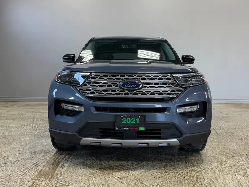 2021 Ford Explorer, modrá, 91 010 km, dovoz Kanada — foto 4 z 12