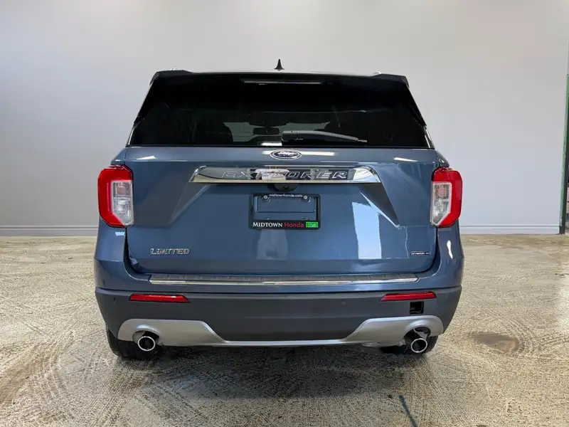 2021 Ford Explorer, modrá, 91 010 km, dovoz Kanada — foto 5 z 12