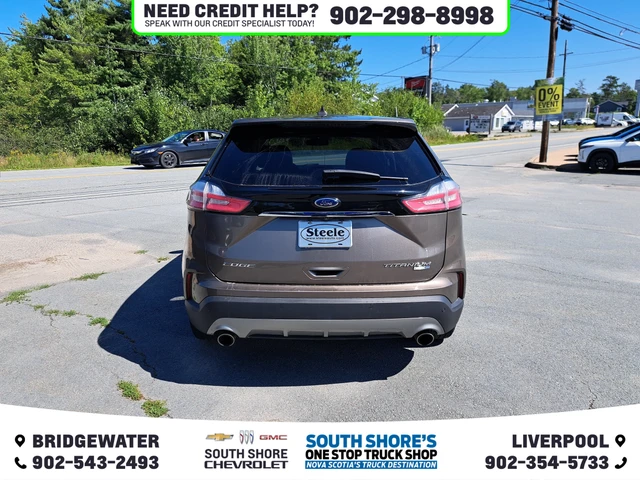 2019 Ford Edge Titanium, hnědá, 87 300 km, dovoz Kanada — foto 4 z 20