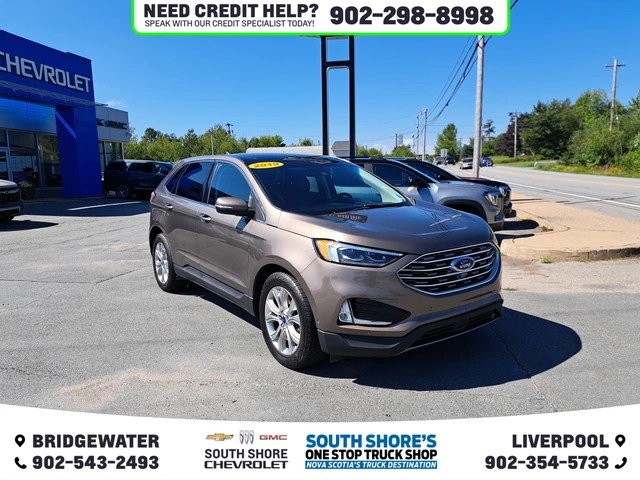 2019 Ford Edge Titanium, hnědá, 87 300 km, dovoz Kanada — foto 7 z 20