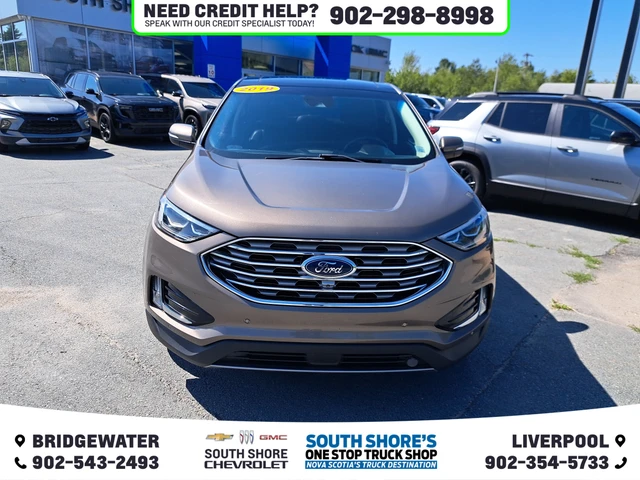 2019 Ford Edge Titanium, hnědá, 87 300 km, dovoz Kanada — foto 8 z 20