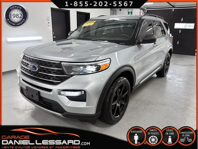 2024 Ford Explorer XLT, bílá, 74 799 km, dovoz Kanada — foto 2 z 12