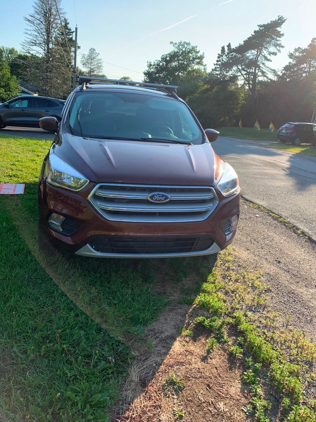 2018 Ford Escape, červená, 209 000 km, dovoz Kanada — foto 2 z 4