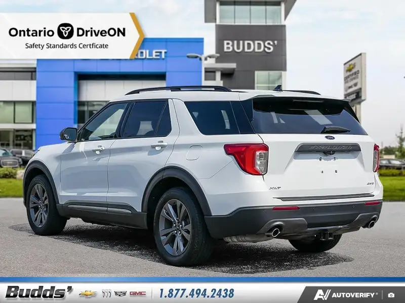 2021 Ford Explorer, bílá, 109 144 km, dovoz Kanada — foto 3 z 12