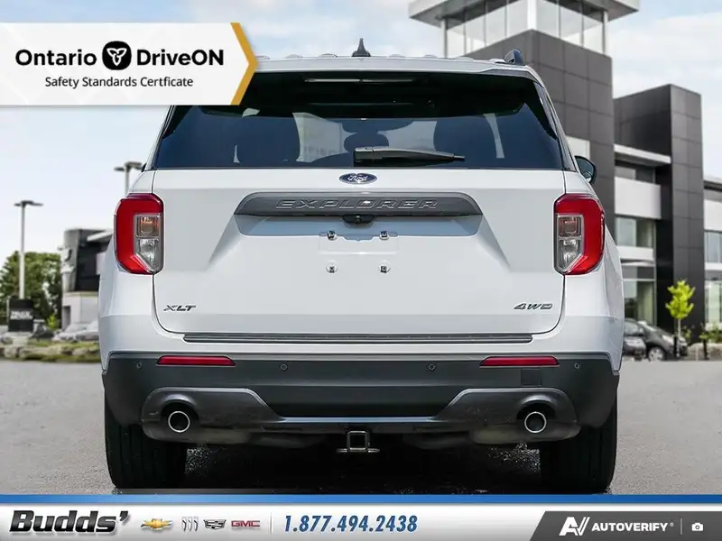 2021 Ford Explorer, bílá, 109 144 km, dovoz Kanada — foto 4 z 12