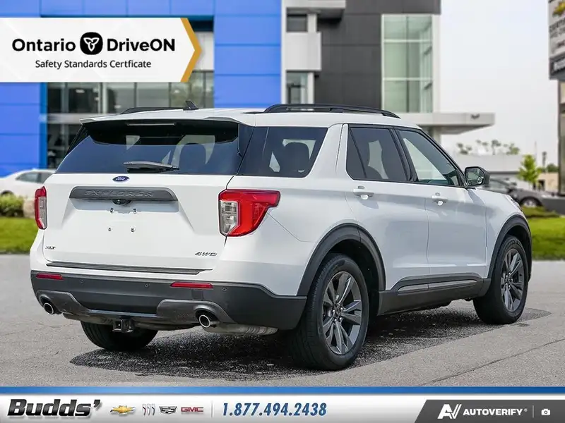 2021 Ford Explorer, bílá, 109 144 km, dovoz Kanada — foto 5 z 12