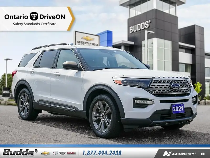 2021 Ford Explorer, bílá, 109 144 km, dovoz Kanada — foto 7 z 12