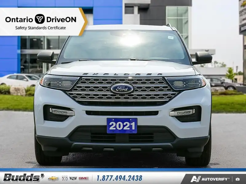 2021 Ford Explorer, bílá, 109 144 km, dovoz Kanada — foto 8 z 12