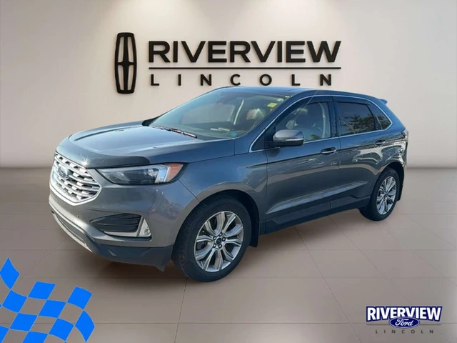 2022 Ford Edge Titanium, šedá, 81 818 km, dovoz Kanada — foto 2 z 18