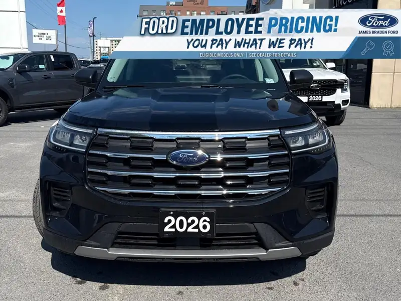 2026 Ford Explorer Active, černá, 32 km, dovoz Kanada — foto 2 z 12