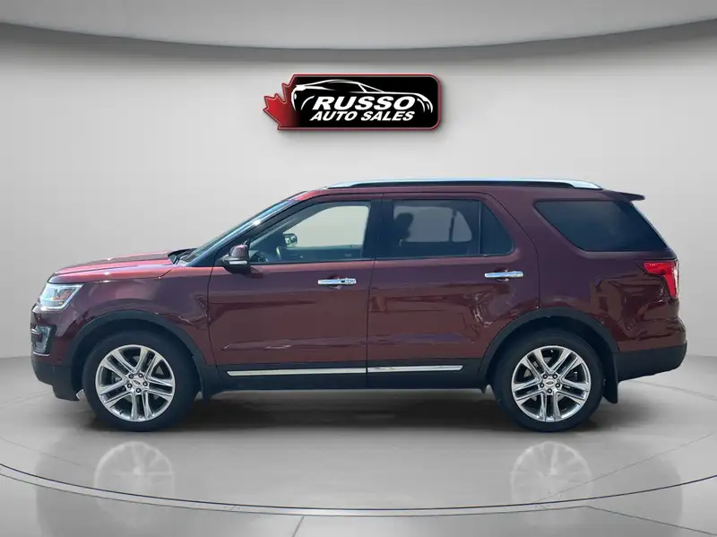 2016 Ford Explorer 4WD 4dr Limited, červená, 155 723 km, dovoz Kanada — foto 2 z 12