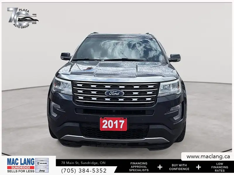 2017 Ford Explorer Limited, šedá, 106 216 km, dovoz Kanada — foto 2 z 12