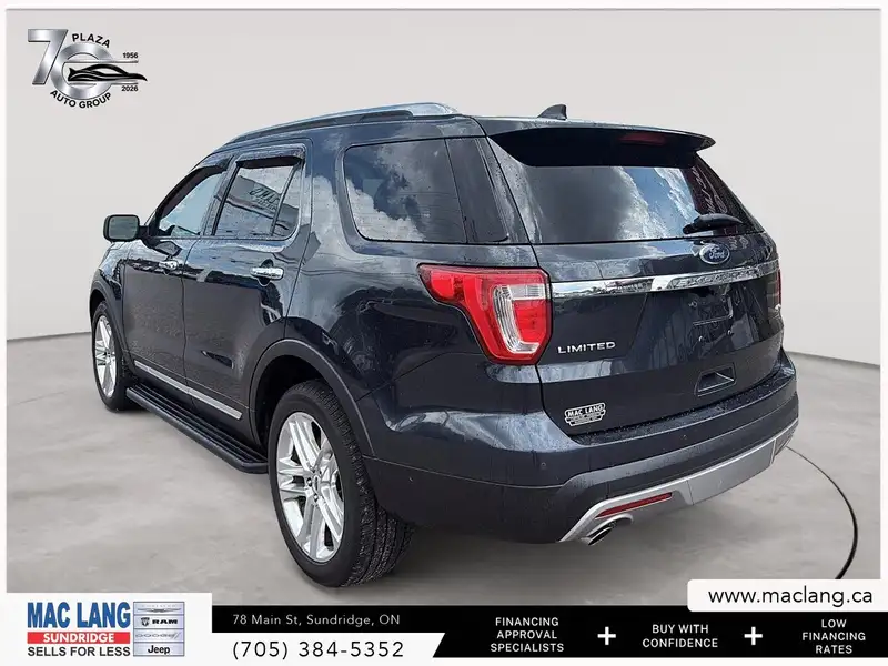 2017 Ford Explorer Limited, šedá, 106 216 km, dovoz Kanada — foto 7 z 12