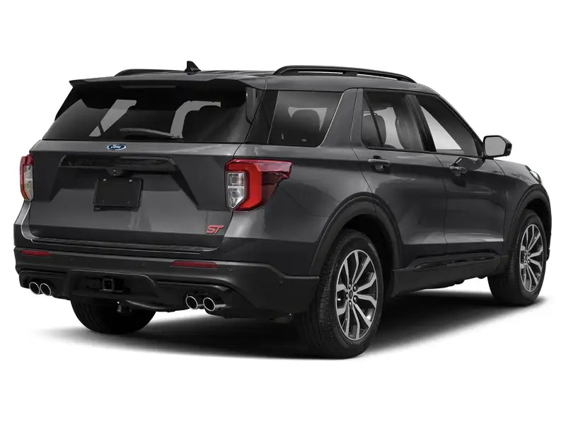 2022 Ford Explorer ST, černá, 124 180 km, dovoz Kanada — foto 2 z 11