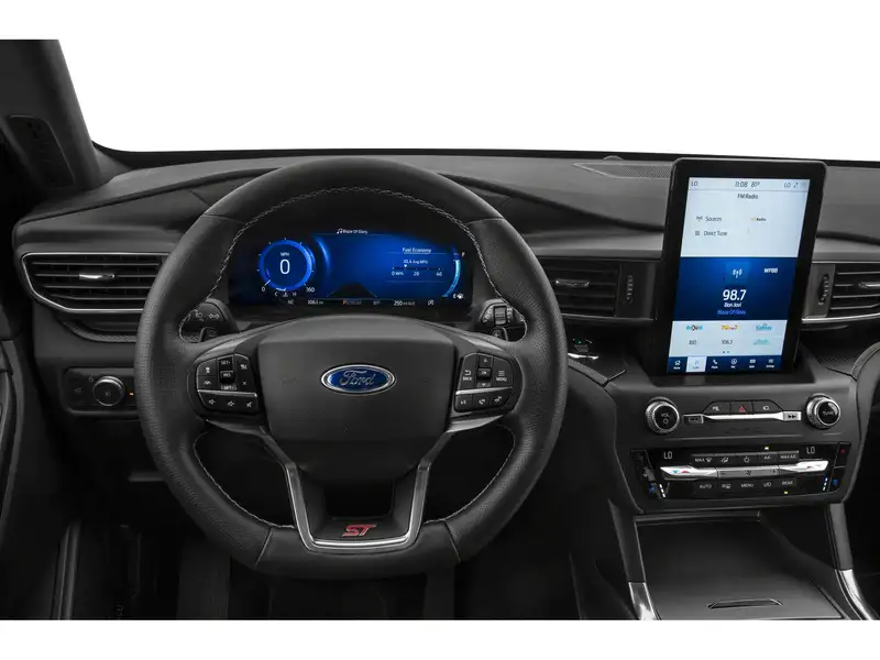 2022 Ford Explorer ST, černá, 124 180 km, dovoz Kanada — foto 4 z 11