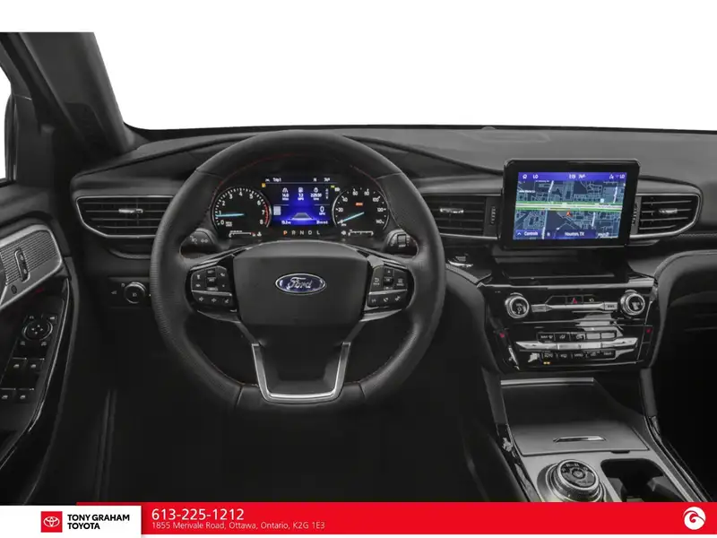 2024 Ford Explorer ST-Line 4WD, černá, 62 637 km, dovoz Kanada — foto 5 z 12