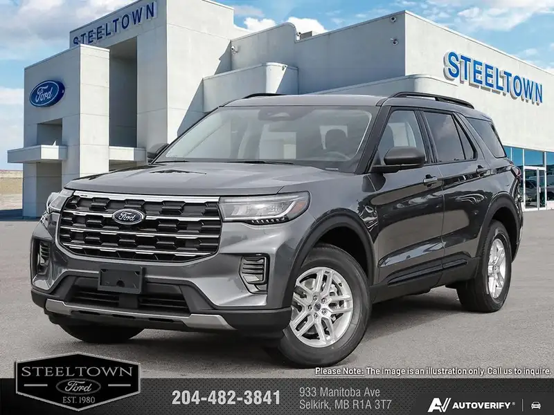 2026 Ford Explorer Active w/200A Pkg, šedá, 225 km, dovoz Kanada — foto 1 z 12 2026 Ford Explorer Active w/200A Pkg, šedá, 225 km, dovoz Kanada — foto 1 z 12