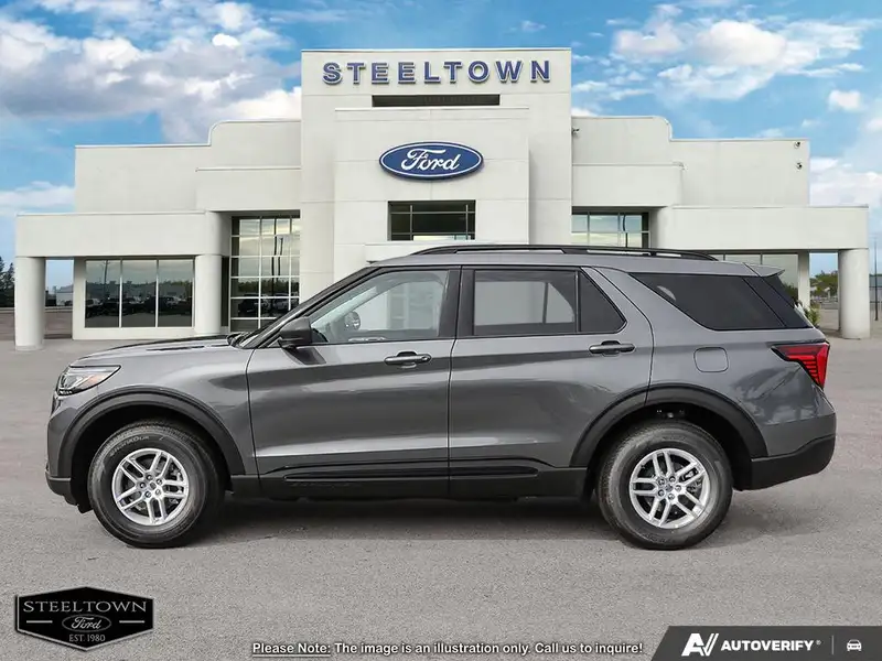 2026 Ford Explorer Active w/200A Pkg, šedá, 225 km, dovoz Kanada — foto 3 z 12