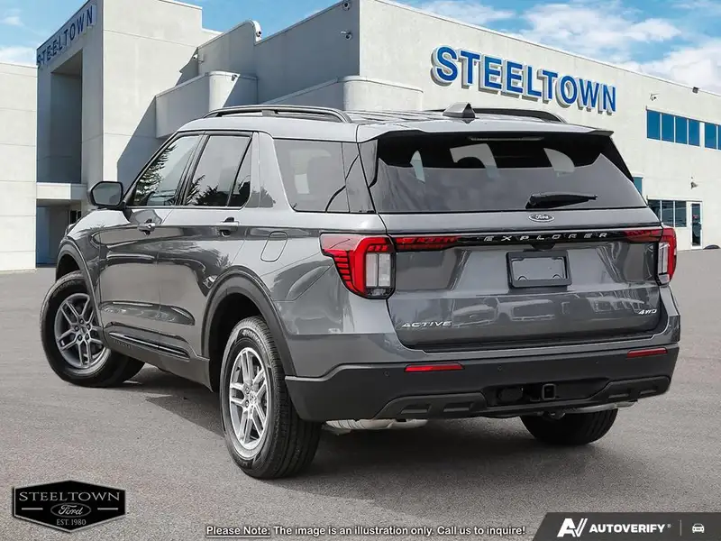 2026 Ford Explorer Active w/200A Pkg, šedá, 225 km, dovoz Kanada — foto 4 z 12