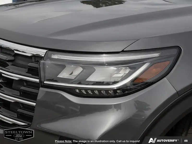 2026 Ford Explorer Active w/200A Pkg, šedá, 225 km, dovoz Kanada — foto 8 z 12