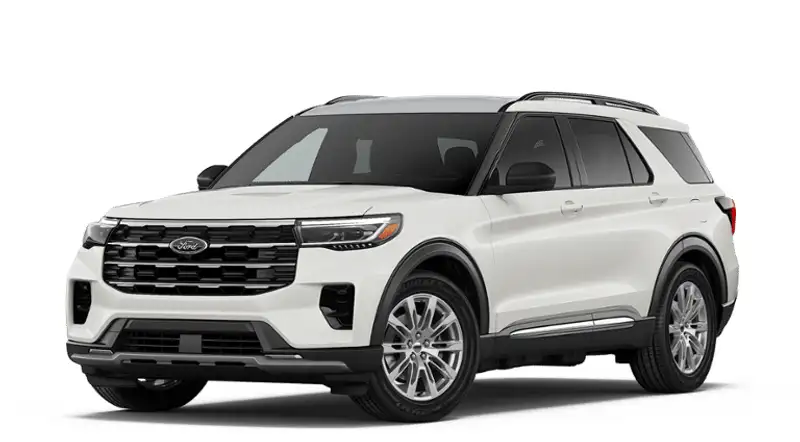 2026 Ford Explorer Active, bílá, 24 km, dovoz Kanada — foto 2 z 8