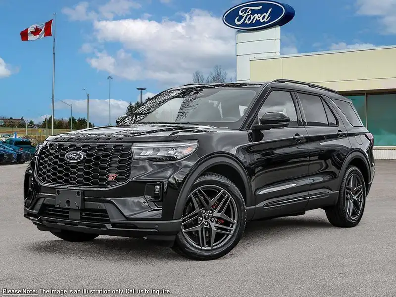 2027 Ford Explorer ST, černá, 0 km, dovoz Kanada — foto 2 z 12